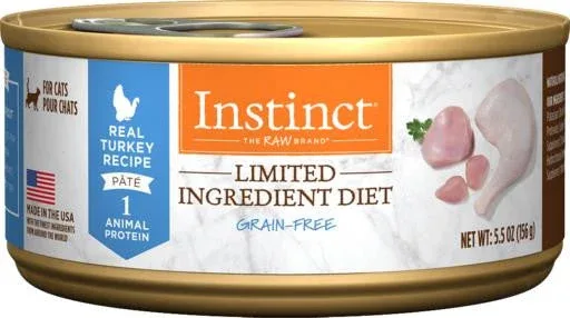 Nature's Variety LID Turkey Formula Feline 12/5.5 Oz {L-1} 699032