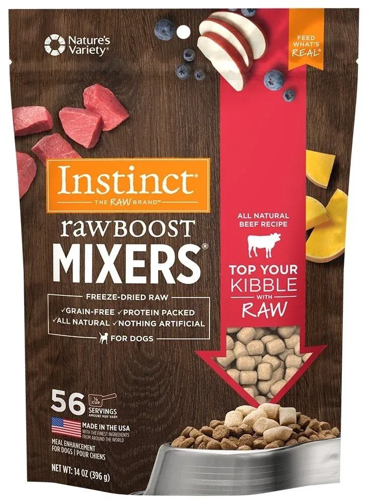 Nature's Variety Raw Boost Mixers Beef Dog 14 oz {L-1}699568