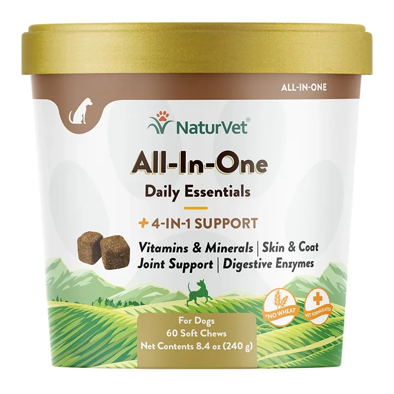 Naturvet Dog All-in-one Soft Chew 60 Count