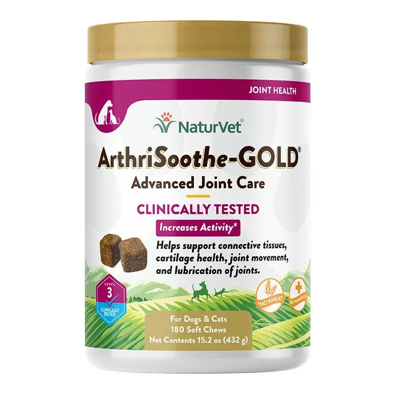 Naturvet Dog Arthrisoothe Gold Chews 180ct