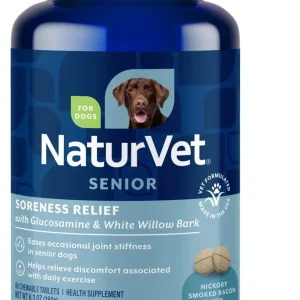 Naturvet Dog Senior Aches & Discomfort Tablet 60 Count