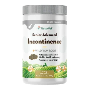 Naturvet Dog Senior Advanced Incontinence Chew 60 Count