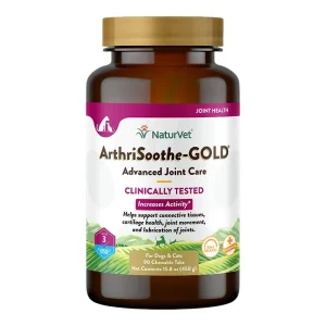 NaturVet Time Release ArthriSoothe-GOLD Chewable Tablets 90 Tablets, 15.8 oz