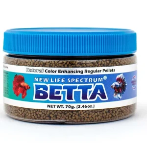 New Life Spectrum Betta Pellets Fish Food 2.46oz Regular