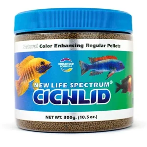 New Life Spectrum Cichlid Sinking Pellets Fish Food 10.5 oz Regular
