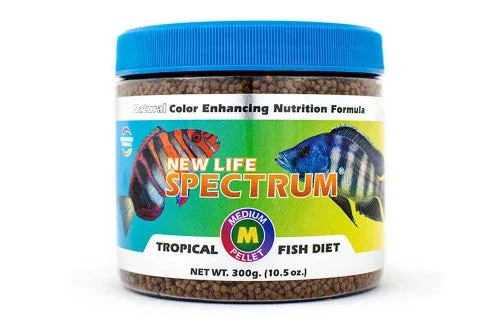 New Life Spectrum Tropical Sinking Pellets Fish Food 10.5oz MD - Image 2