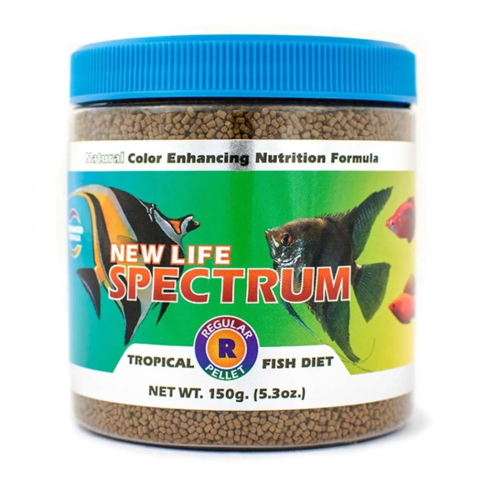 New Life Spectrum Tropical Sinking Pellets Fish Food, 5.3 oz, Regular