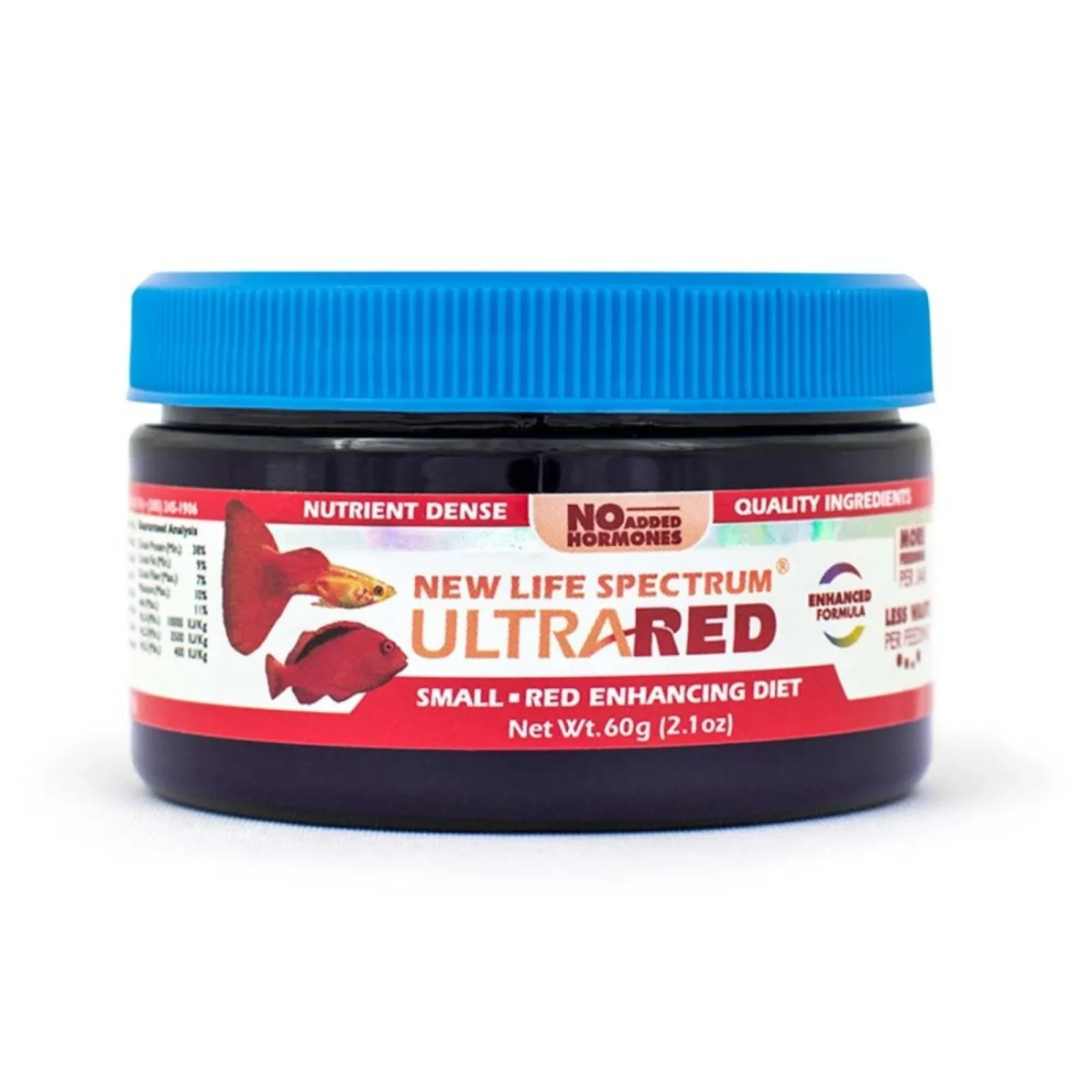 New Life Spectrum UltraRED Pellets Fish Food, 2.1 oz
