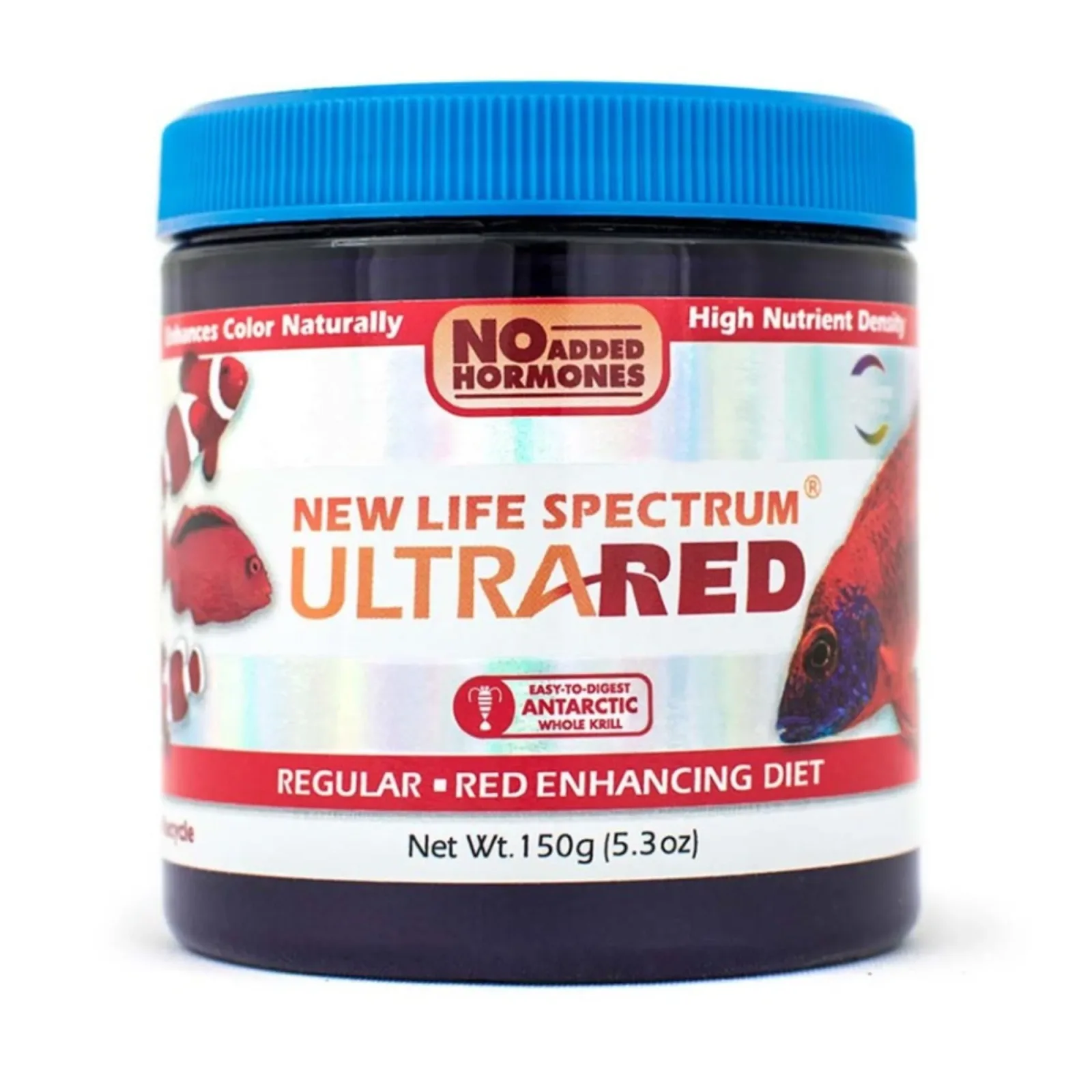 New Life Spectrum UltraRED Pellets Fish Food, 5.3 oz, Regular