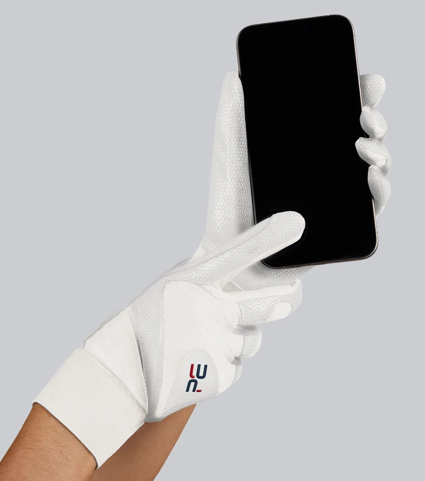 Nexa Riding Gloves White - Image 2