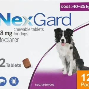 Nexgard for Dogs 24-60 lbs (10-25kg) 12 Chewables