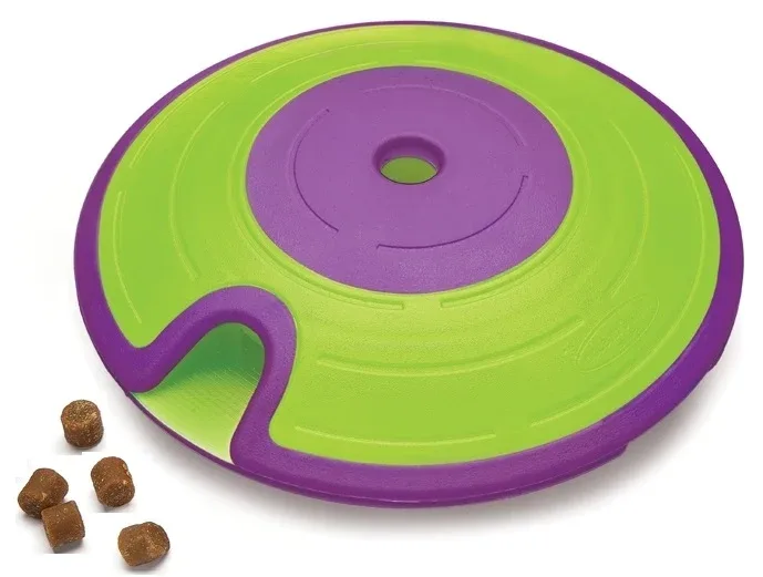 Nina Ottosson Treat Maze Interactive Puzzle Dog Toy, Green - Level 2 (Intermediate)