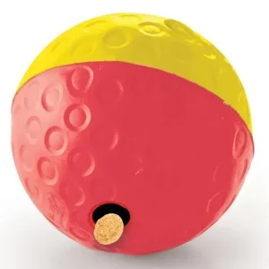 Nina Ottosson Treat Tumble Interactive Puzzle Dog Toy, Red, Large - Level 1 (Easy)