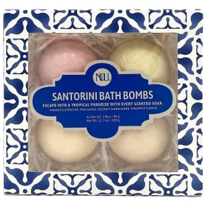NIU Santorini Bath Bombs 4 ct.