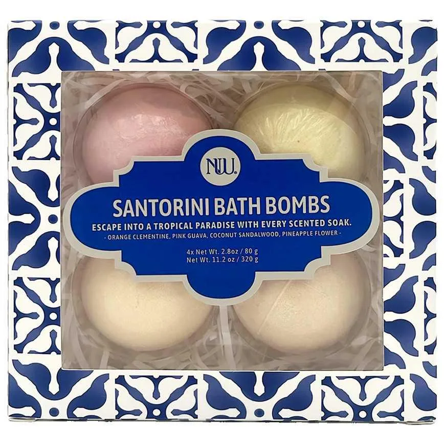 NIU Santorini Bath Bombs 4 ct.
