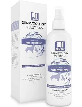 Nootie Dermatology Solutions Anti-itch Medicated Spray For Dogs-8-oz-{L+x}