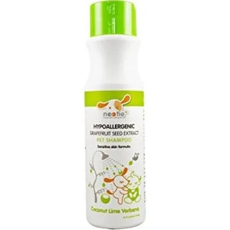 Nootie Grapefruit Seed Extract Coconut Lime Verbena Hypoallergenic Shampoo For Dogs-16-oz-{L+x} - Image 2