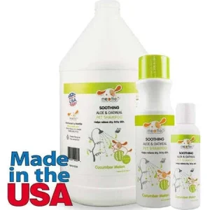Nootie Soothing Aloe & Oatmeal Cucumber Melon Shampoo For Dogs-16-oz-{L+x}