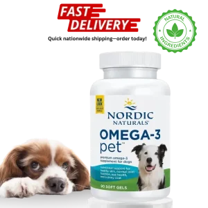 Nordic Naturals Omega-3 Pet Soft Gels for Dogs, 90 Ct