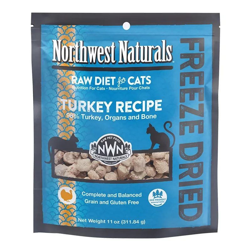 Northwest Naturals Cat Freeze Dried Turkey 11oz {L+x}