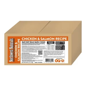 Northwest Naturals Dog Frozen Chicken & Salmon Bar Bulk 25lb {L-x} SD-5