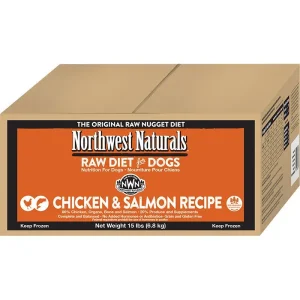 Northwest Naturals Dog Frozen Nuggets Chicken & Salmon Bulk 15lb SD-5