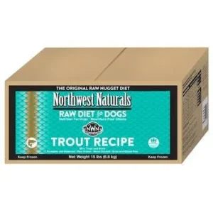 Northwest Naturals Dog Frozen Nuggets Trout Bulk 15lb SD-5