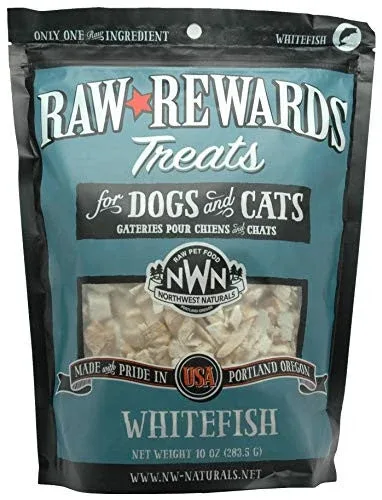 Northwest Naturals Freeze Dried Raw Rewards Dog Treats Whitefish 10oz{L+x } - Image 2