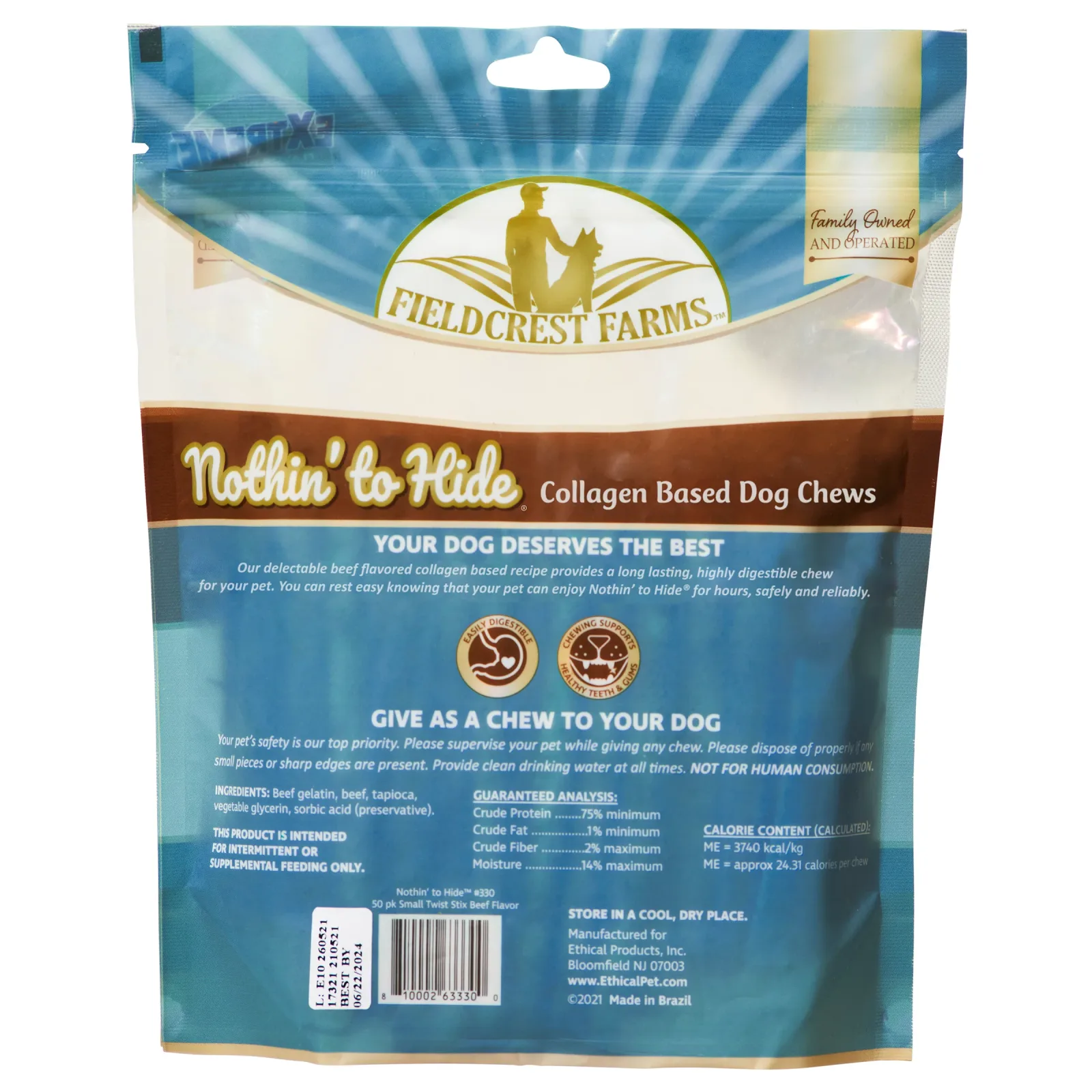 Nothin' to Hide Twist Stix Beef 50pk - Image 2