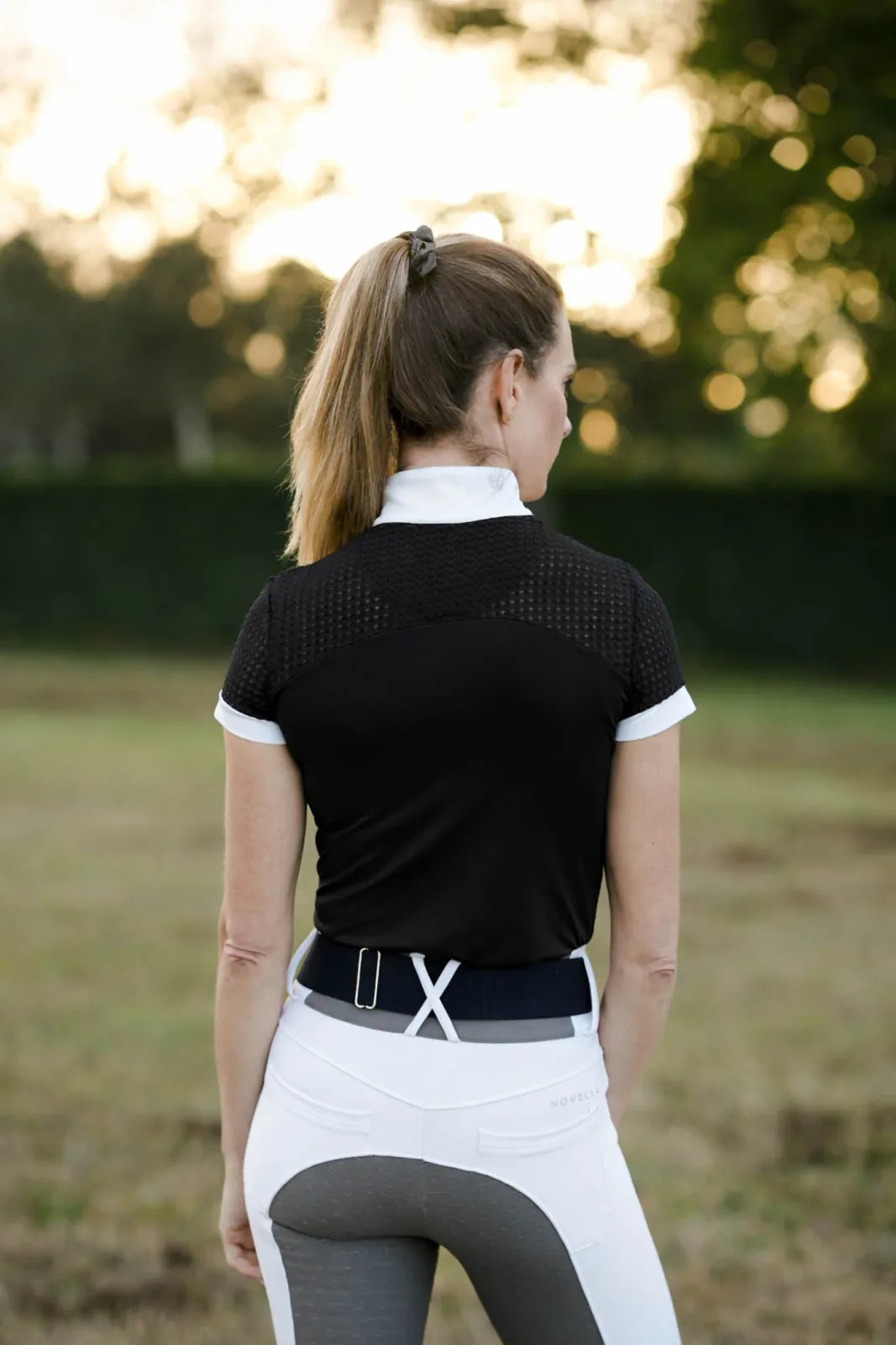 Novella® Equestrian The Havallo Short-Sleeve Show Shirt - Image 2