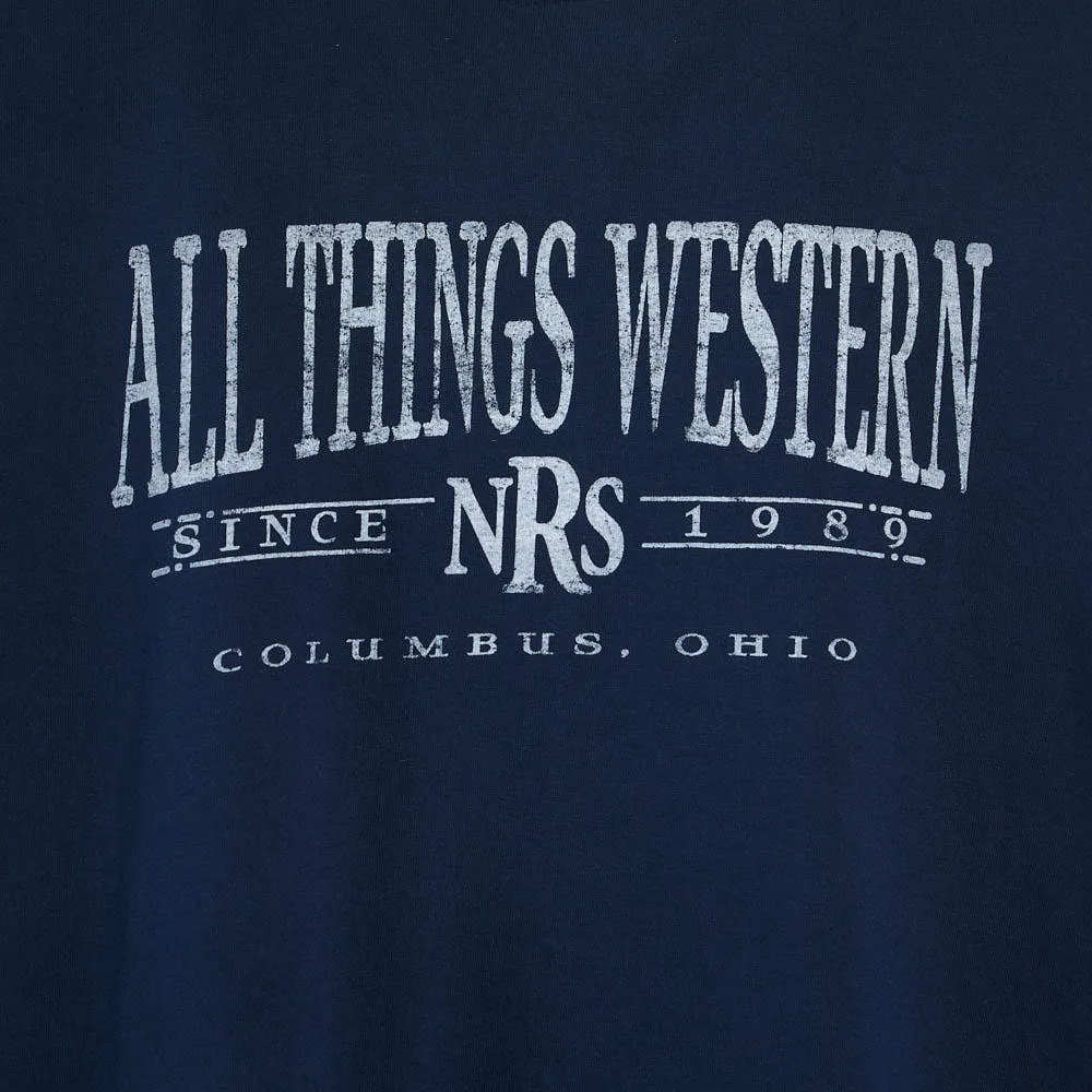 NRS All Things Western Ohio Navy Tee Shirt - Image 2