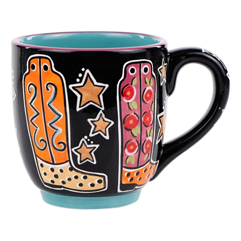 NRS Boots and Stars 16 oz. Ceramic Mug