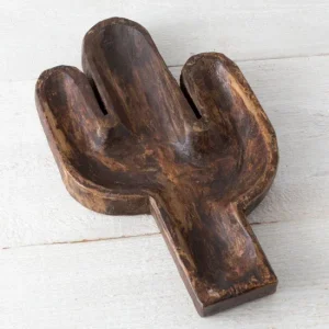 NRS Cactus Carved Bowl
