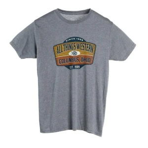 NRS Columbus Ohio Grey Logo Tee Shirt