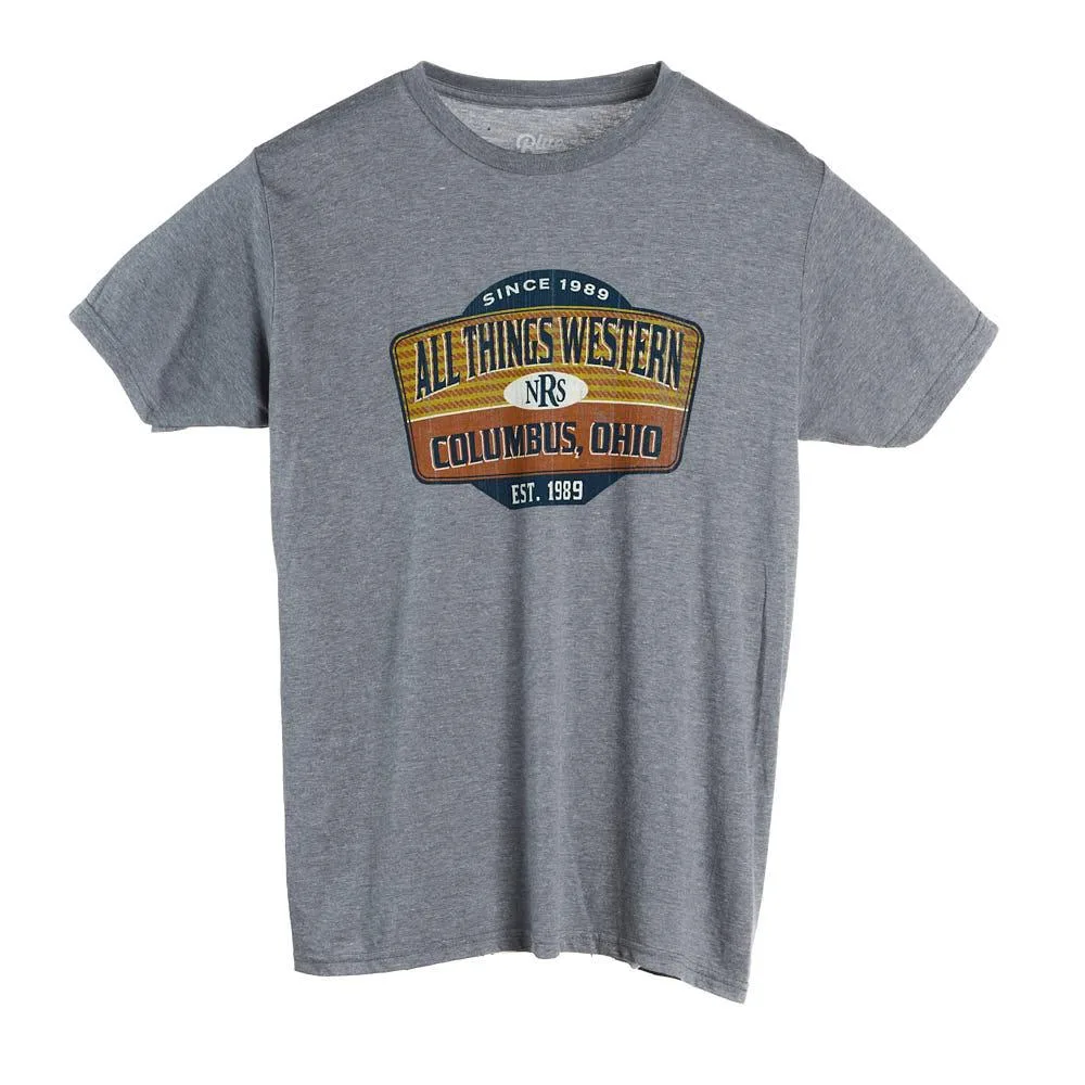 NRS Columbus Ohio Grey Logo Tee Shirt