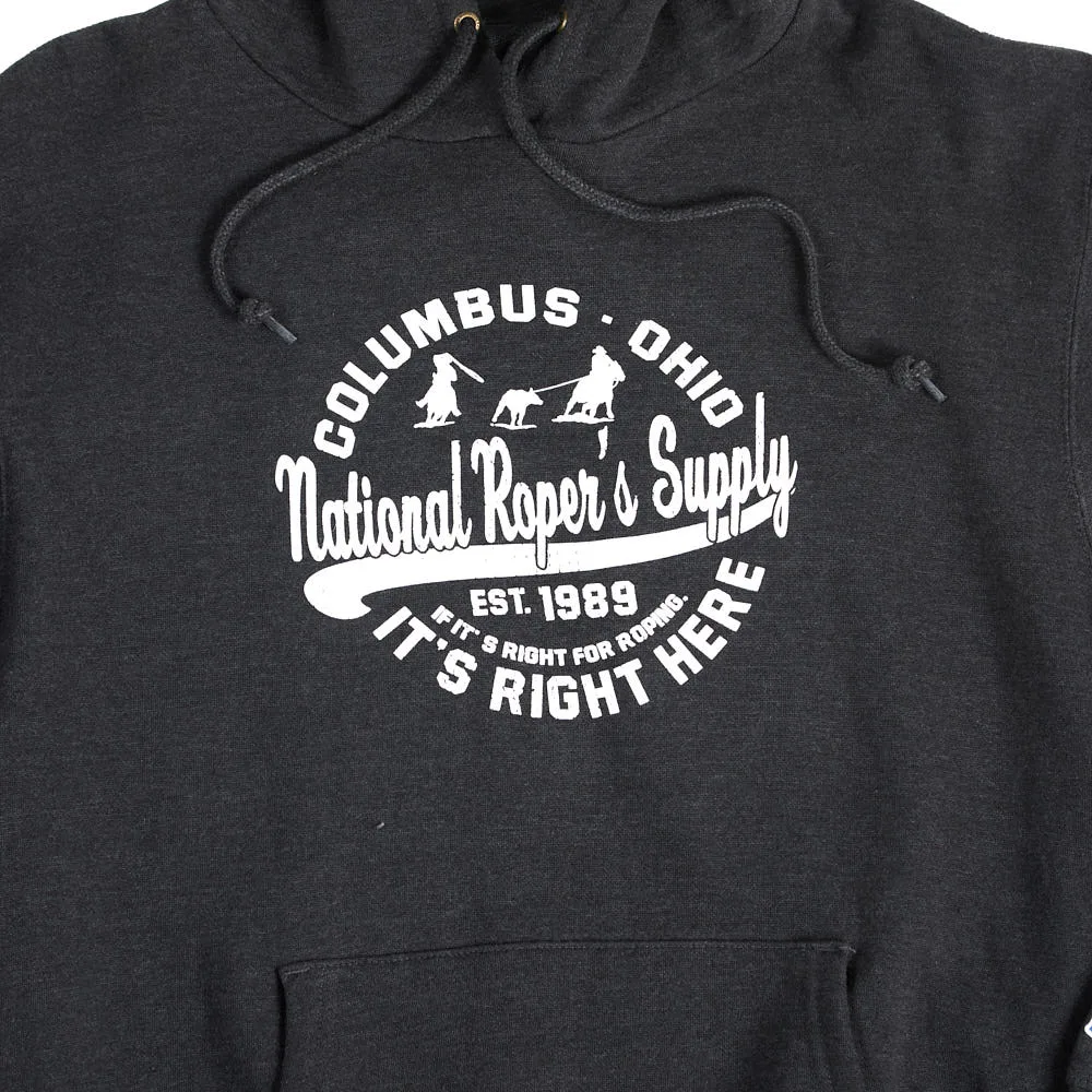 NRS Columbus Ohio It's Right Here Charcoal Hoodie - Image 2