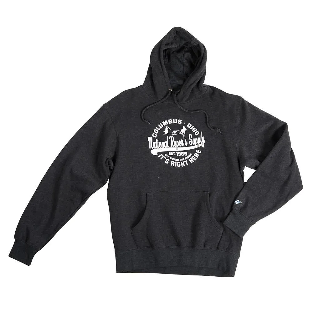 NRS Columbus Ohio It's Right Here Charcoal Hoodie