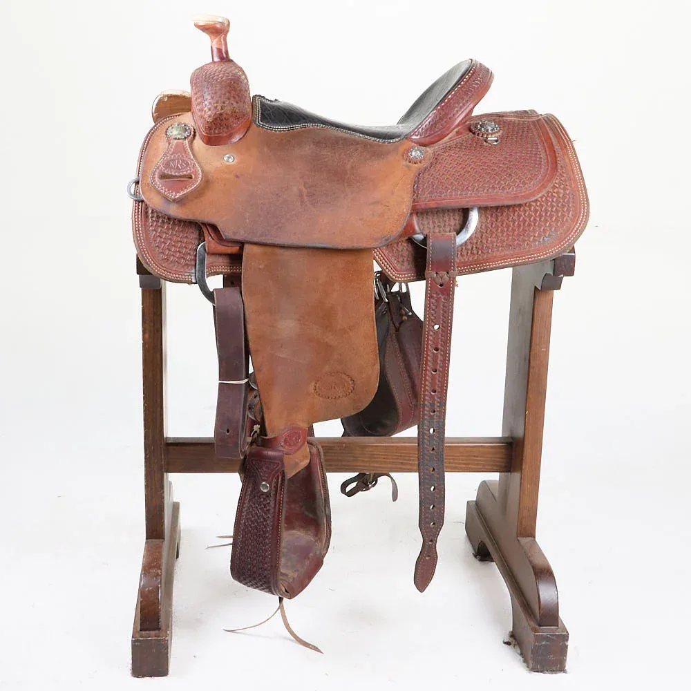 NRS Competitor Series Used 14.5in 1/2 Breed Windmill Team Roper - Image 2