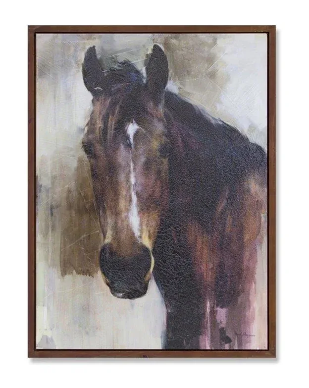 NRS Horse Print Canvas Wall Art