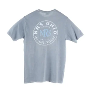 NRS Ohio All Things Western Circle Logo Grey Tee Shirt