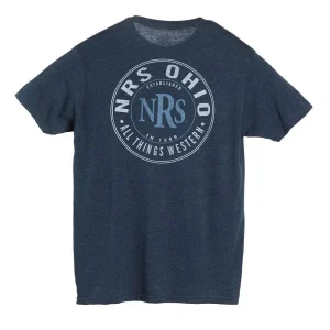 NRS Ohio All Things Western Circle Logo Navy Tee Shirt