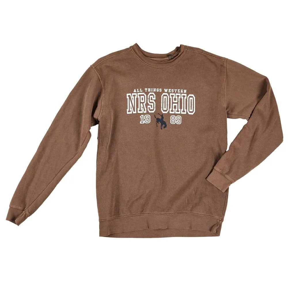 NRS Ohio All Things Western Coffee Bean Sweatshirt