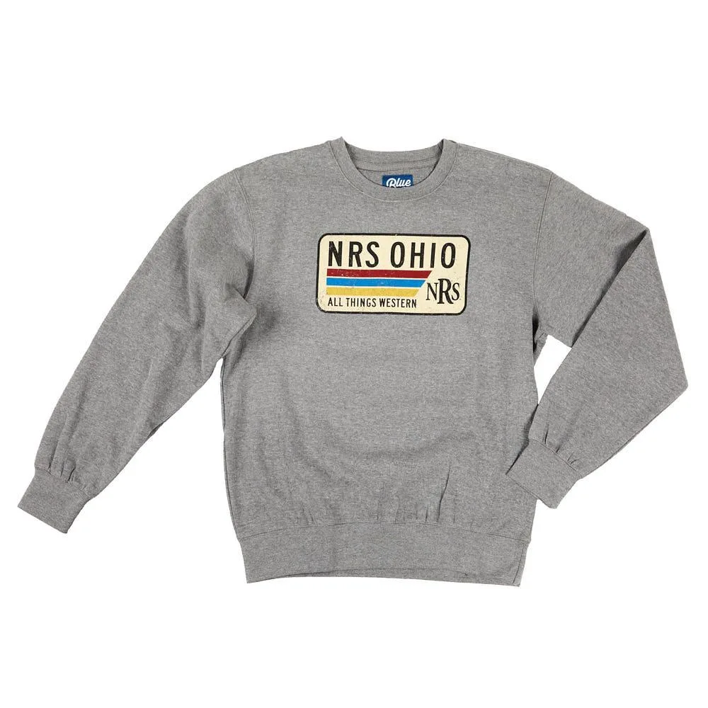 NRS Ohio All Things Western Graphite Rectangle Logo Sweatshirt
