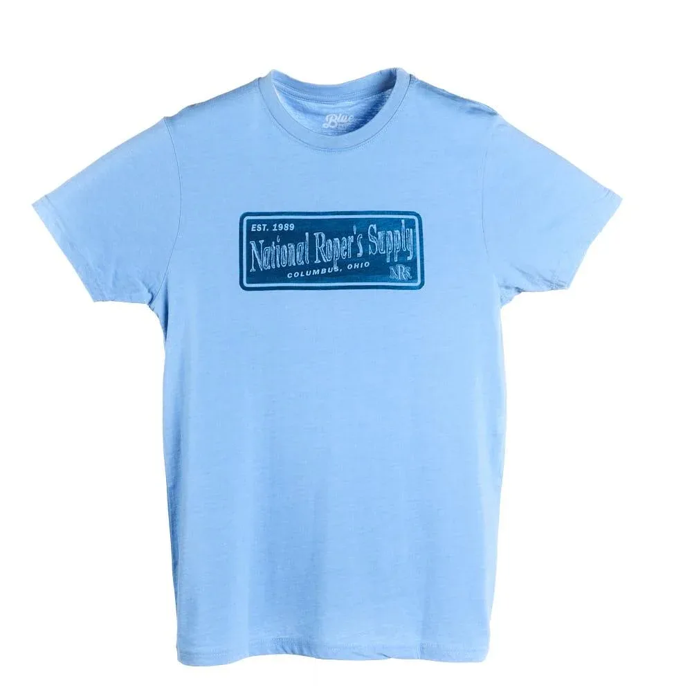 NRS Ohio Blue License Plate Tee Shirt