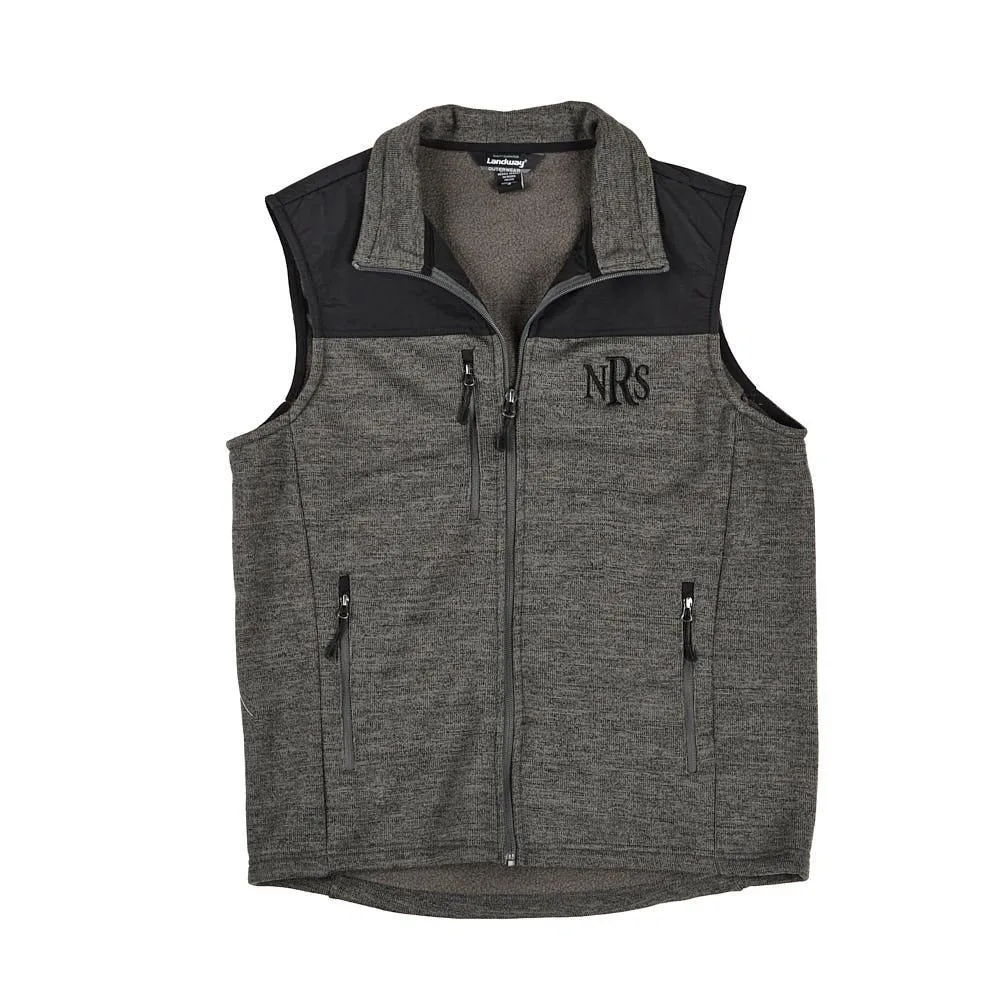 NRS Ohio Charcoal Fleece Sweater Vest