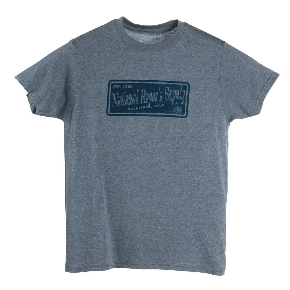 NRS Ohio Grey License Plate Tee Shirt