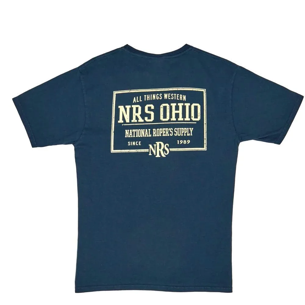 NRS Ohio Navy Logo Tee Shirt