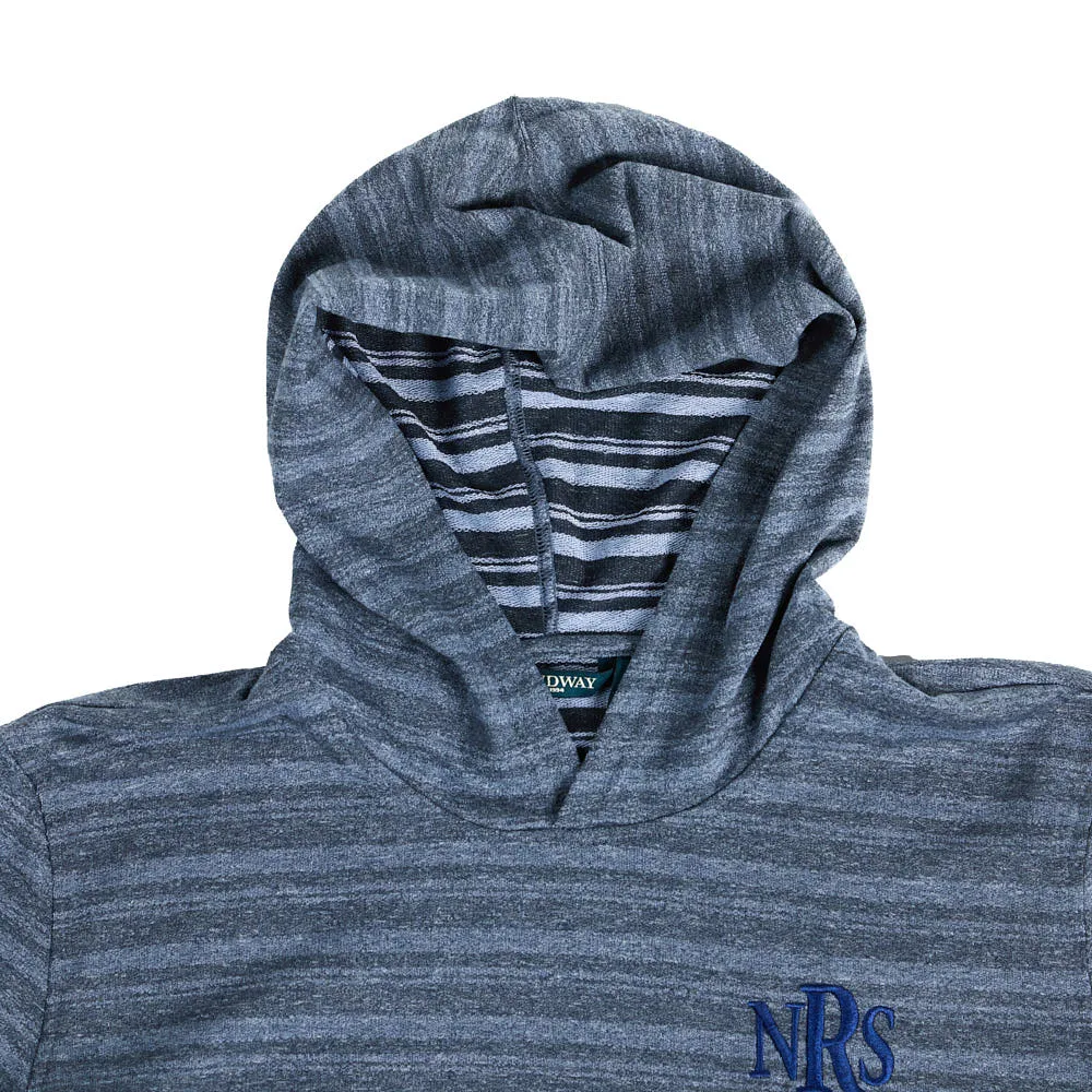 NRS Ohio Navy Montauk Stripe Hoodie - Image 2