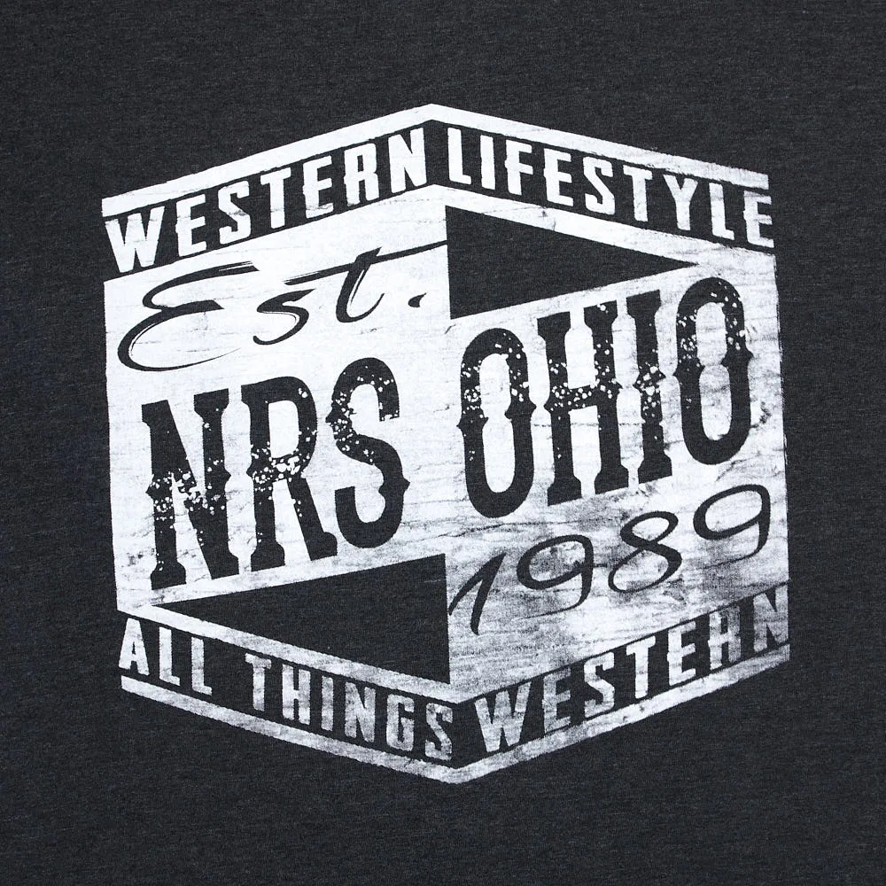 NRS Ohio Western Lifestyle Black Tee Shirt - Image 2