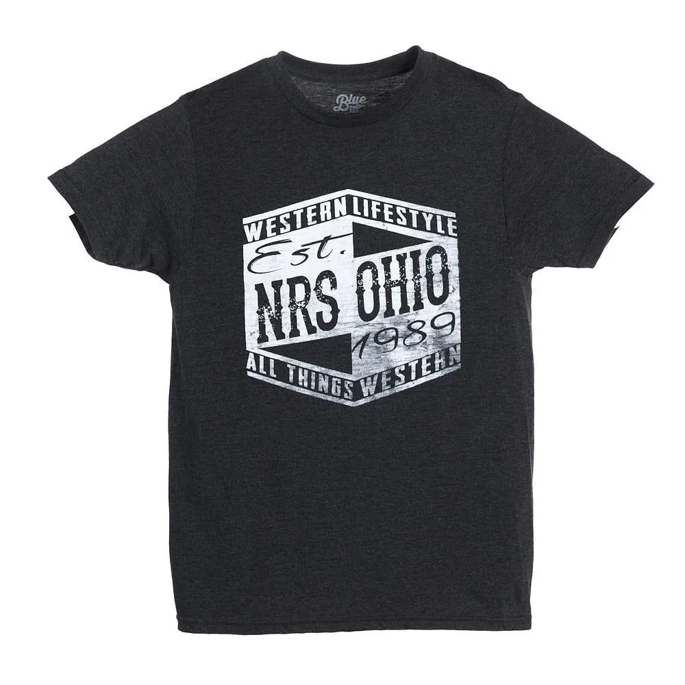 NRS Ohio Western Lifestyle Black Tee Shirt